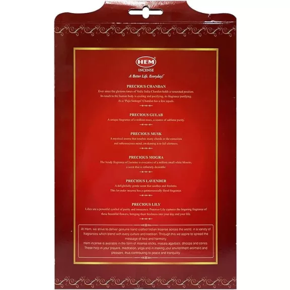 Feng shui füstölő pálca készlet 120 db-os