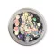 KiviArt Silver Magic Mixed Chunky Csillám CM85 - Ezüst Glitter Sminkhez