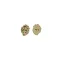 Gomb - Fa eper 1,1x1,6x0,2 cm