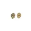Gomb - Fa eper 1,1x1,6x0,2 cm