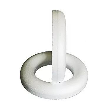 Stirol fél karika, koszorú 15cm