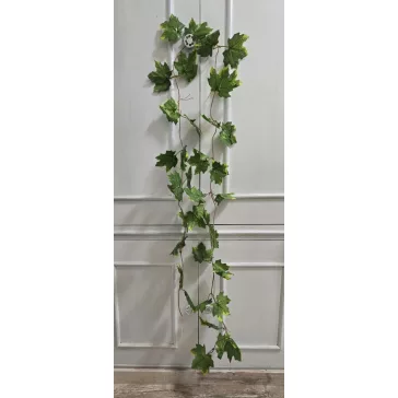Szőlőlevél girland 220 cm zöld