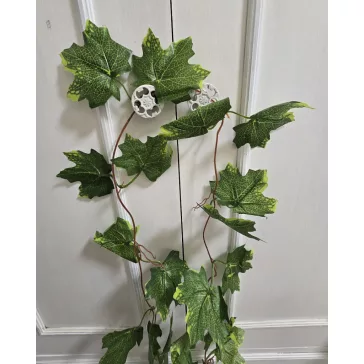 Szőlőlevél girland 220 cm zöld