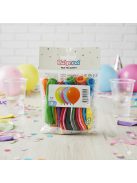 Gömb alakú latex lufi vegyes pasztell színekben 25 cm