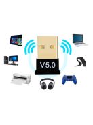 bluetooth 5.0 usb adapter dongle pc laptop vezeték nélküli kapcsolat