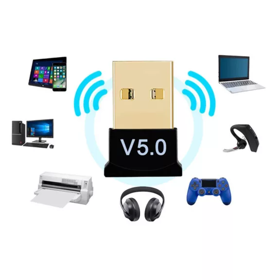 bluetooth 5.0 usb adapter dongle pc laptop vezeték nélküli kapcsolat