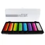 Fusion Body Art Thin Strokes Rainbow Rush arcfesték paletta 112g professzionális split cake készlet