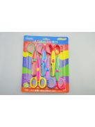 Papírvágó olló készlet - 6 db-os mintavágó