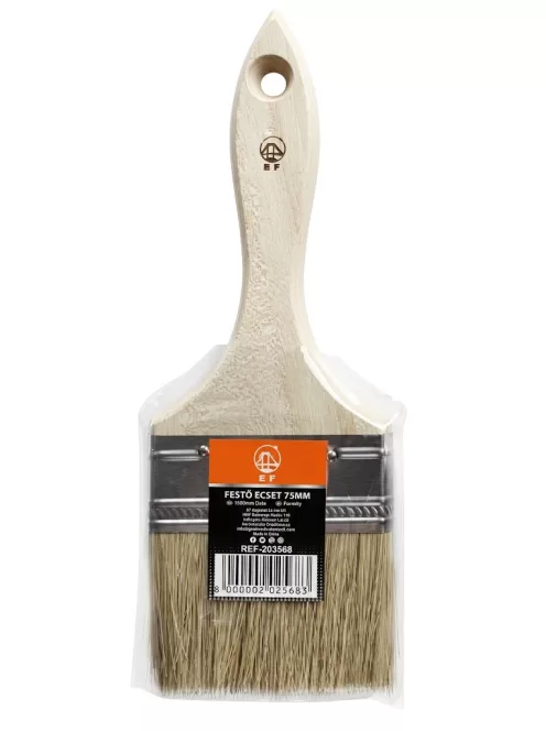 3 hüvelykes (75 mm) fanyelű laposecset festési és mázolási munkákhoz