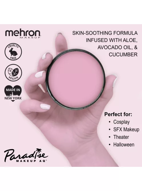 Mehron Paradise Makeup AQ Pastel Mauve (40 g) – Pasztell mályva arcfesték, vízbázisú testfesték