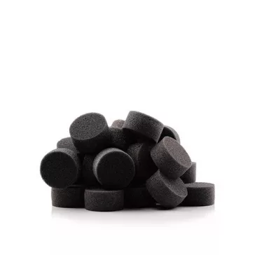 Antracit Superstar kerek arcfestő szivacs 6×3 cm