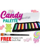 Fusion Thin Strokes Candy Arcfestő Paletta 8 kivehető vékony split cake-kel, élénk színekkel