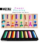 Fusion Thin Strokes Candy Arcfestő Paletta 8 kivehető vékony split cake-kel, élénk színekkel