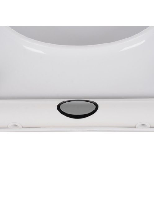 Ruhhy lassú lecsapódású (soft close) WC-ülőke, fehér színű, antibakteriális anyagból, univerzális méretben, modern fürdőszobákba