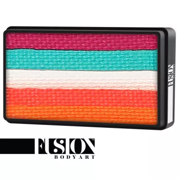 Fusion Body Art Tropical Flair csíkos arcfesték 30g élénk trópusi színekkel one stroke technikához