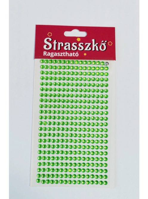 Strasszkő öntapadós 5 mm 352 db-os - Több színben