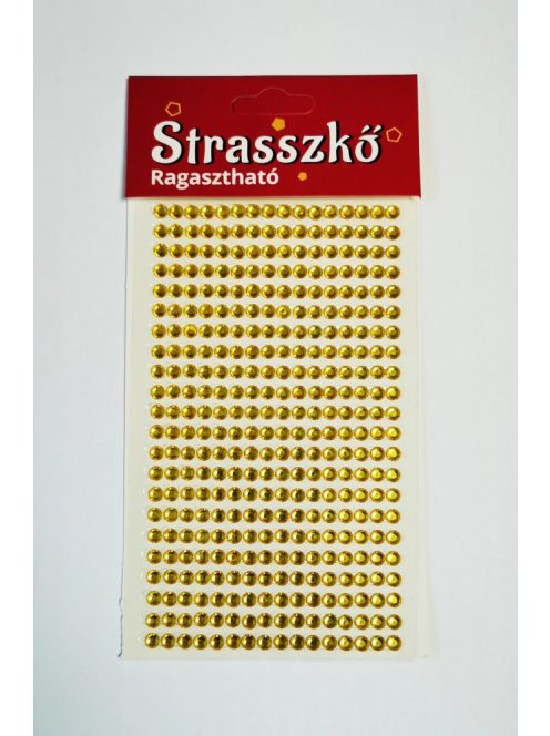 Strasszkő öntapadós 5 mm 352 db-os - Több színben