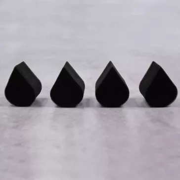 4 darab fekete Grimas Petal Sponge arcfestő szivacs