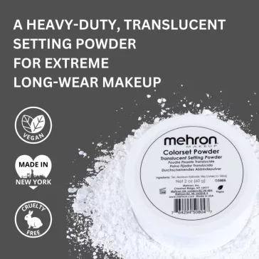 Mehron Colorset Powder – professzionális setting púder (60 g)