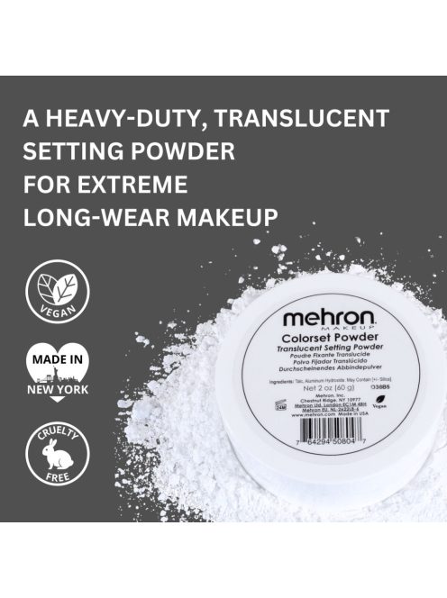 Mehron Colorset Powder – professzionális setting púder (60 g)