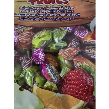 Vegyes gyümölcsös cukorkák , piñata tölteléknek