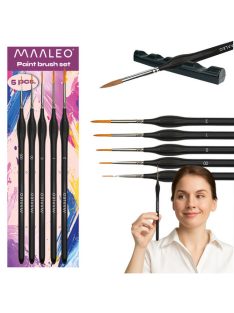 Maaleo 5 darabos ecsetkészlet + állvánnyal