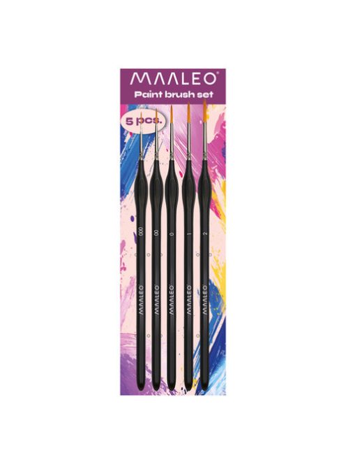 Maaleo 5 darabos ecsetkészlet + állvánnyal