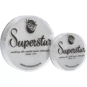   Superstar arcfesték 45g - Csillámos ezüstfehér gyöngyház /Silverwhite with glitter (shimmer)065/