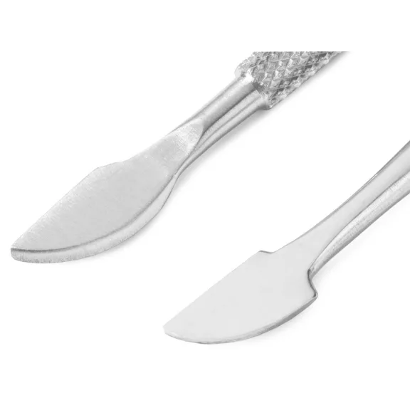 KiviArt SFX Rozsdamentes Acél Formázó Spatula - Viasz és Latex Modellező Eszköz