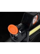 COB fejlámpa 4 az 1-ben mágnessel, világító fénnyel, fejre rögzítve és levéve is