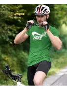 Bike póló, kerékpáros póló, biciklis ajándék, sportos póló, kerékpár sziluett
