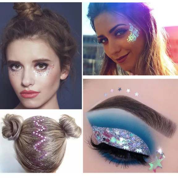 Superstar csillámzselé zöld 15ml