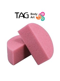 TAG arcfestő fél kerek 12db/cs pink