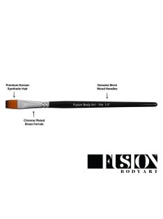 Fusion Body Art Professzionális Arcfestő Ecset 1/2" lapos (flat) kialakítással