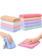 Színes mikroszálas kendők 5 darabos készlet 30x30 cm konyhai és otthoni tisztításhoz