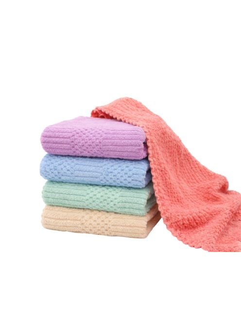 Színes mikroszálas kendők 5 darabos készlet 30x30 cm konyhai és otthoni tisztításhoz