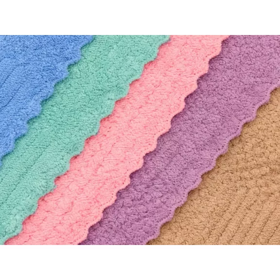Színes mikroszálas kendők 5 darabos készlet 30x30 cm konyhai és otthoni tisztításhoz