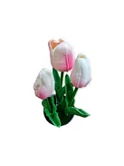 Élethű mű tulipán – Tartós és elegáns dekorációs cserepes virág