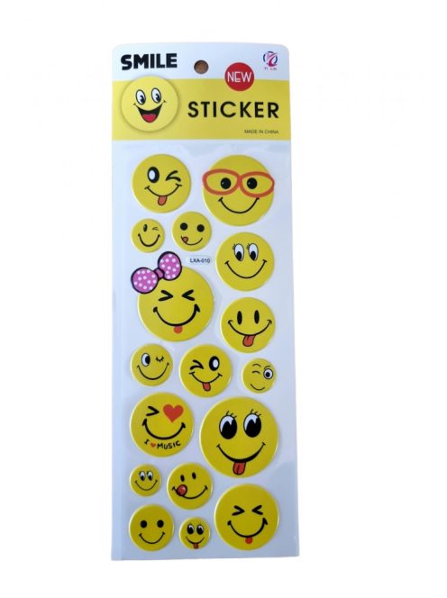 3D Smile matricák 17 db, vegyes méretben