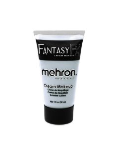 Mehron Fantasy FX Moonlight White krémes arcfesték tégelyben, élénk fehér színű professzionális arc- és testművészethez