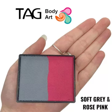 TAG csíkos arcfesték SOFT GREY & ROSE PINK 50gr