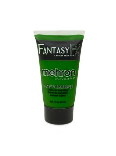 Mehron Fantasy FX Kelly Green krémes arcfesték tégelyben, élénk zöld színű professzionális arc- és testművészethez