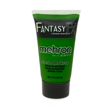 Mehron Fantasy FX Kelly Green krémes arcfesték tégelyben, élénk zöld színű professzionális arc- és testművészethez