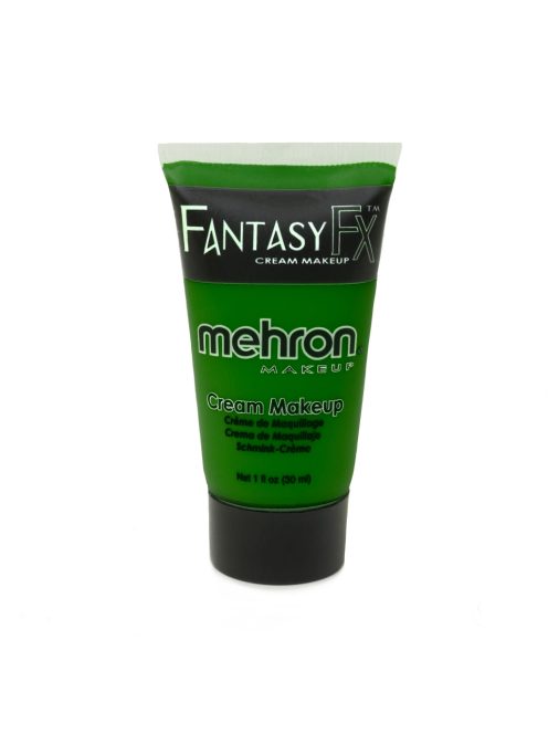 Mehron Fantasy FX Kelly Green krémes arcfesték tégelyben, élénk zöld színű professzionális arc- és testművészethez