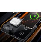 3 az 1-ben vezeték nélküli töltő telefonhoz, okosórához és fülhallgatóhoz