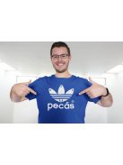 Póló Pecás minta, horgász póló, horgász ajándék, pamut póló horgászat, vicces pecás ruházat