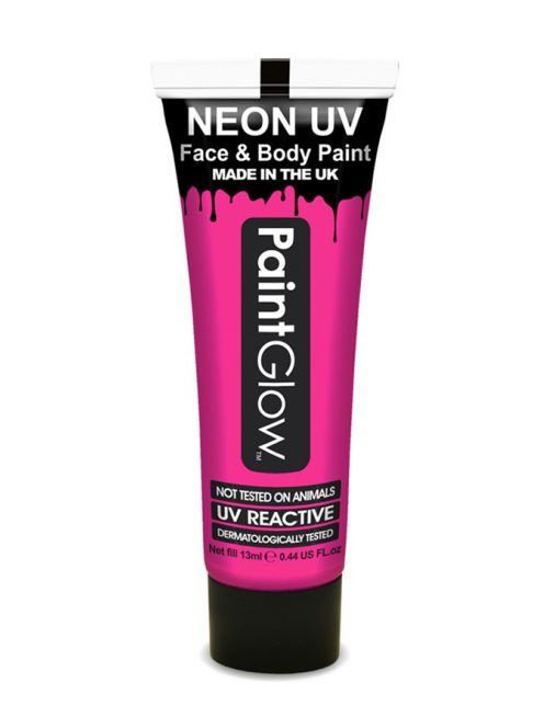 Paintglow Uv - Neon arc és testfesték Pink10ml