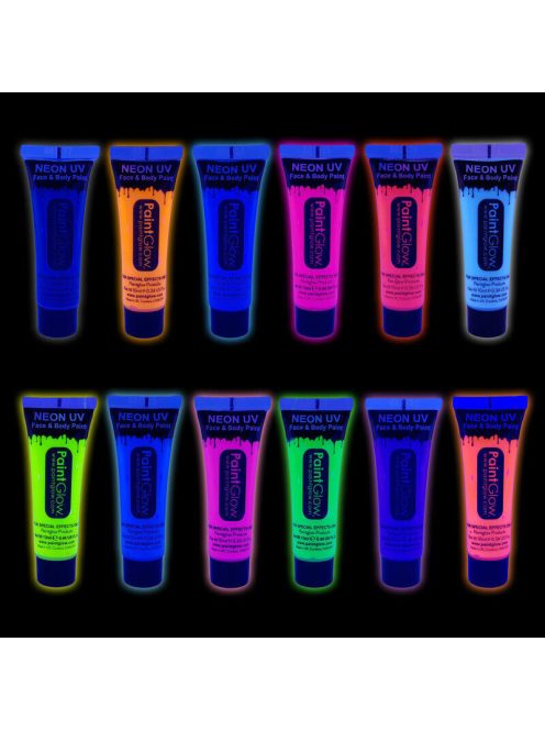 Paintglow Uv - Neon arc és testfesték Pink10ml