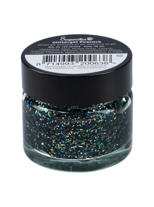 Superstar csillámzselé Peacock 15ml