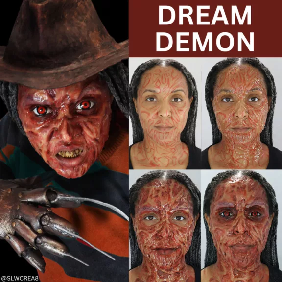 Mehron Horror FX Professional Makeup Kit tartalma - horror smink készlet vérrel és seb effektekkel